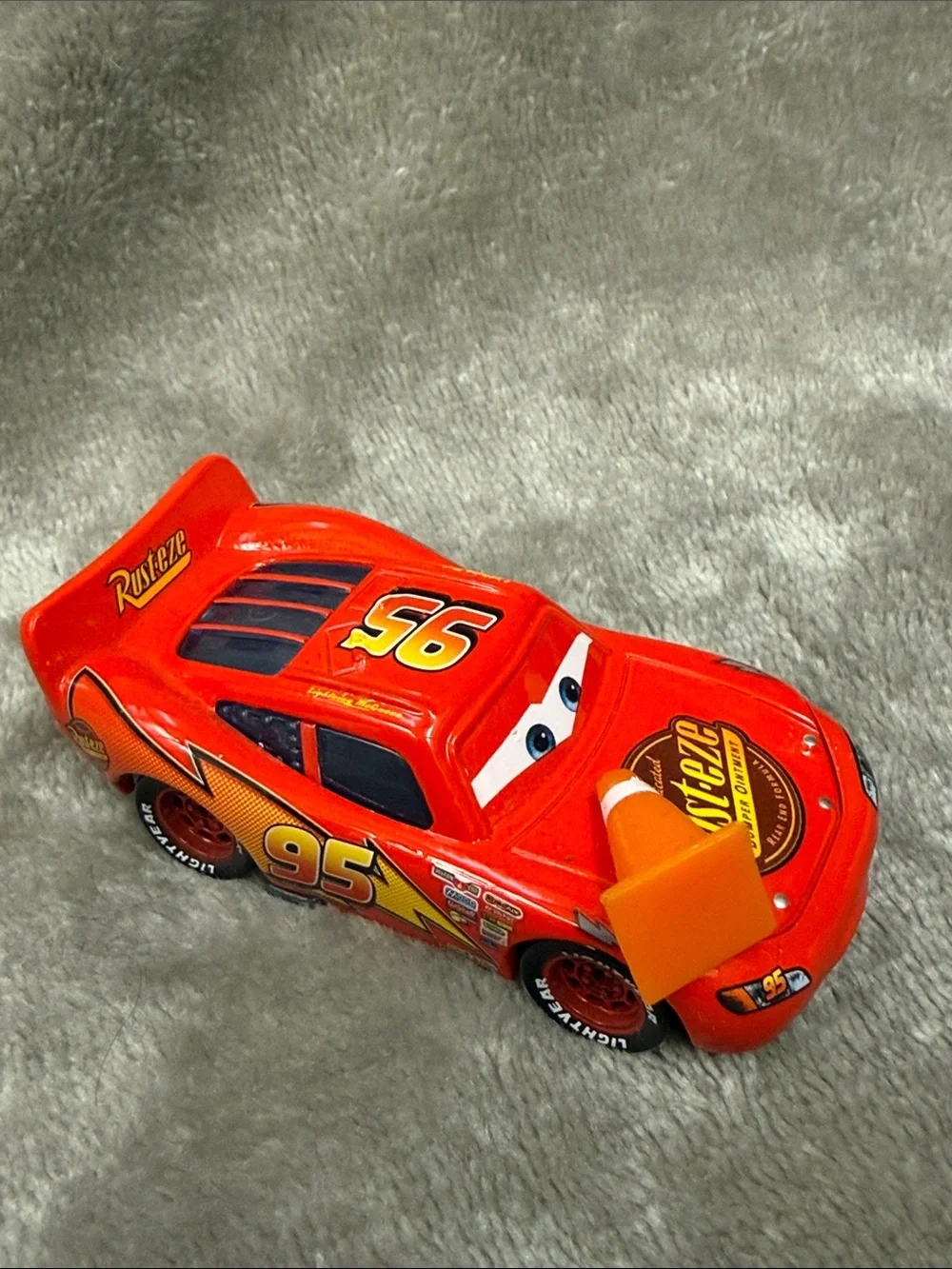 🏎️ Disney Pixar Cars Movie Toys Mcqueen with Cone Diecast Toy Car 1:55